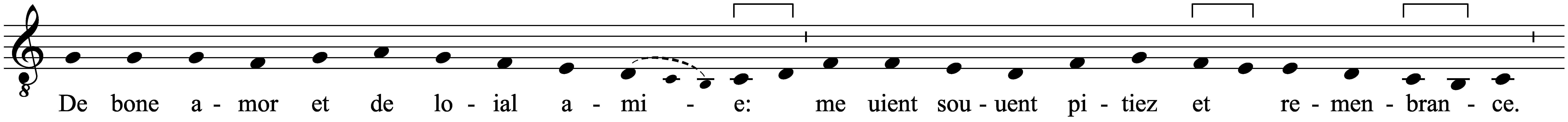 Work musical notation